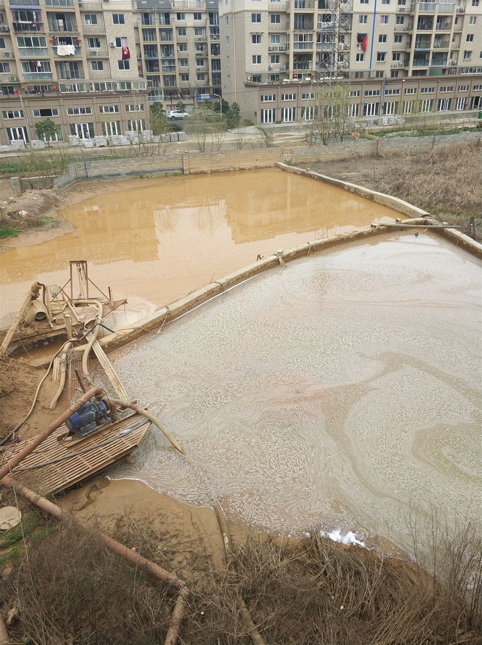 福山镇沉淀池淤泥清理-厂区废水池淤泥清淤